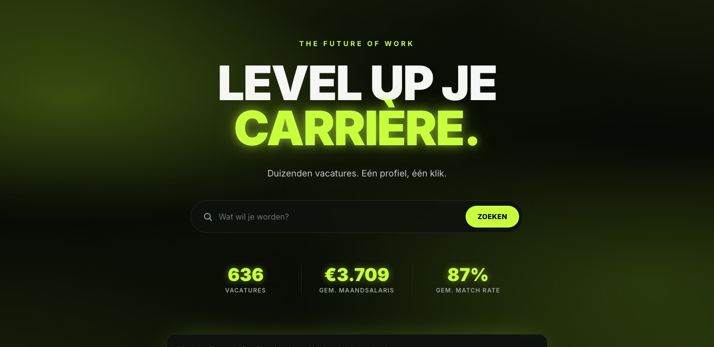 Homepage van workster.nl